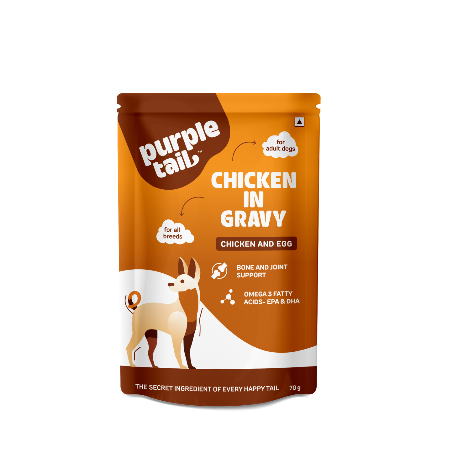 CHICKEN IN CHUNKS WITH GRAVY FOR ADULT DOGS TOTAL 350Grm (5Pcs * 70Grm Each)