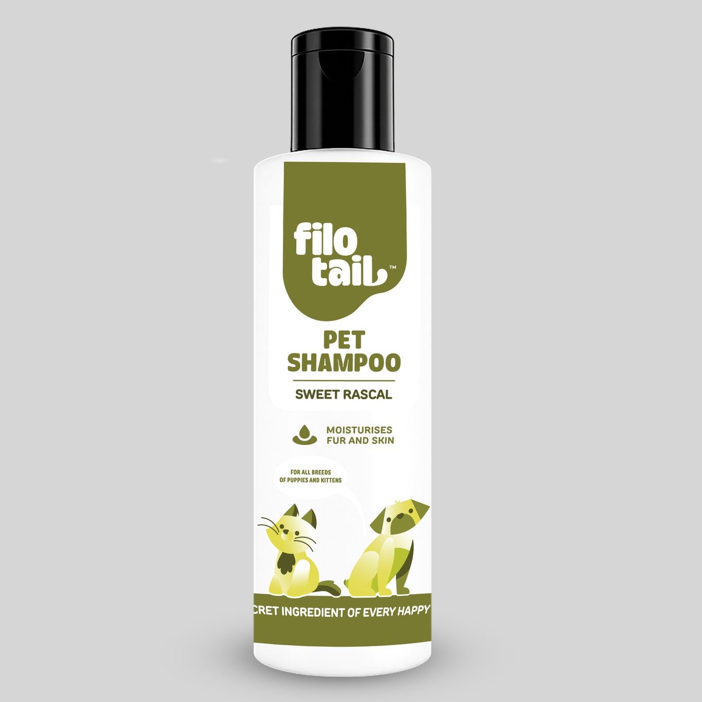 PET SHAMPOO SWEET RASCAL 200ml "FOR PUPPIES AND KITTENS"