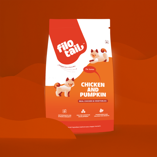 FILO TAIL – CHICKEN & PUMPKIN DRY FOOD (FOR JUNIOR)